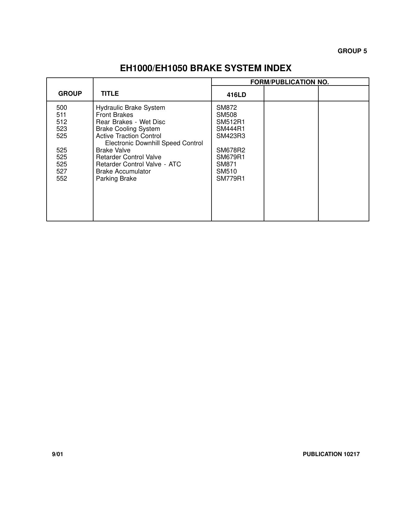 EH1000 EH1050 part2 Service Manual HITACHI